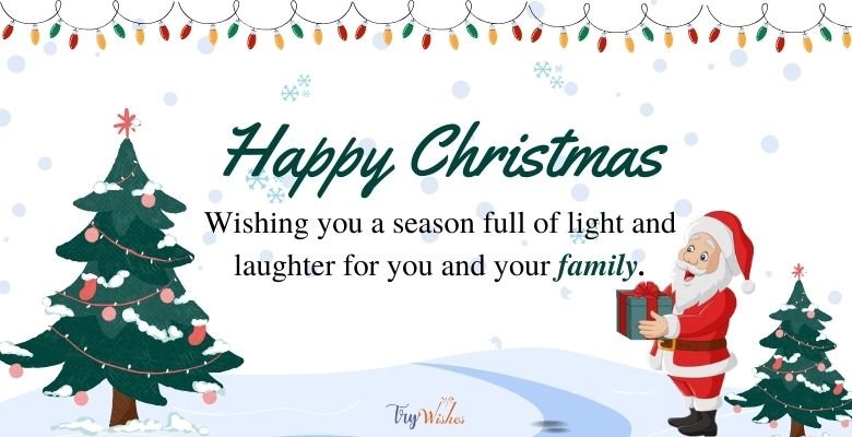Merry Christmas Wishes For Family | Happy Christmas Day 2023